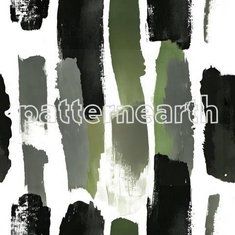 Abstract Brush Stroke Design With Dynamic Pattern